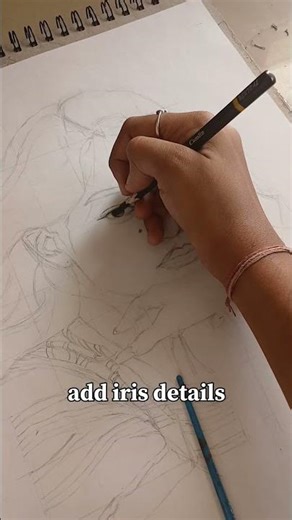 How to Draw Realistic Eyes (Charcoal & Graphite) 👀 #shorts