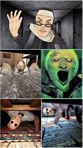 under Bed || Jumpscare Evil Nun Vs new Granny Vs Horror Tale 3 Vs Granny Remake Vs Grandpa 👿#shots