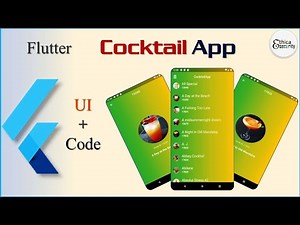 Flutter: Creating Cocktail Android App and Retrieve JSon data using flutter and dart | Ethica Sec