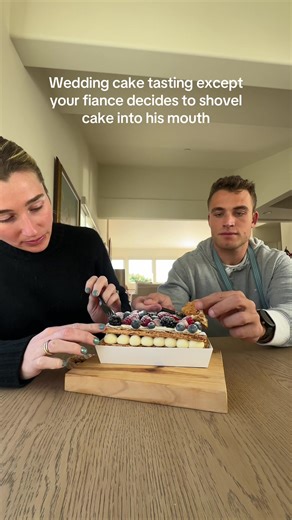 Fun Wedding Cake Tasting Experience with Your Fiancé