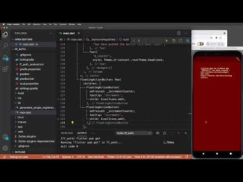Flutter Firebase Auth Sample Integration