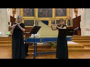 Telemann trio sonata A major, 2 flutes & cembalo