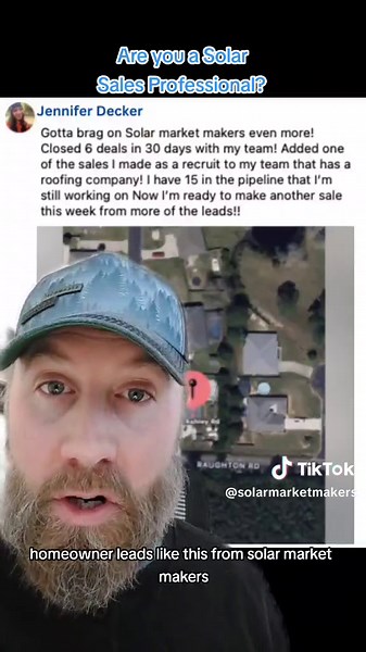 This solar sales consultant closed 6 deals from our leads in 30 days #solarsales #solarleads #solarrep #solarconsultant #solarmarketmakers