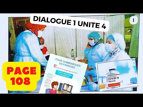 Pour communiquer en Français 5 année page 108 .5 AEP Dialogue 1 unité 4