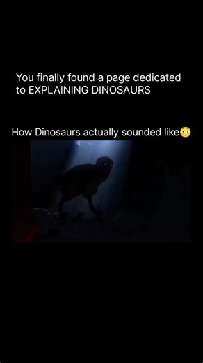 Explaining Dinosaurs on Instagram: "Dinosaurs probably didn’t roar like they do in movies. Most scientists think many of them made low, deep sounds similar to modern birds and reptiles. Instead of loud roars, they likely produced growls, hisses, bellows, clicks, and rumbling vibrations. Some may have used closed-mouth sounds, pushing air through their throat or chest to create deep booms that could travel long distances, similar to crocodiles or ostriches. Large dinosaurs may have communicated w
