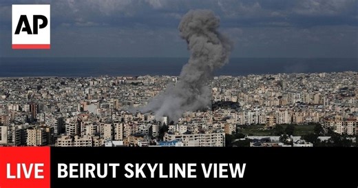 LIVE: Beirut skyline as Israel launches new airstrikes in Lebanon's capital