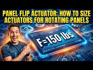 Panel Flip Actuator Calculator: How to Size Actuators for Rotating Panels
