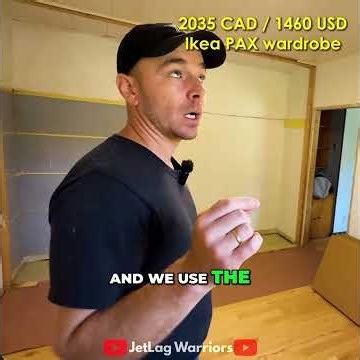 IKEA PAX Wardrobe Installation: Our DIY Dream Closet #shorts