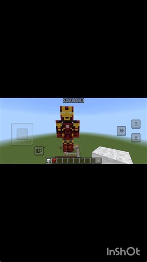 I Built Iron Man in Minecraft 😱🔥#minecraft