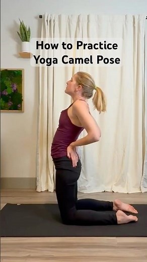 How to Practice Camel Yoga Pose for Beginners #shorts