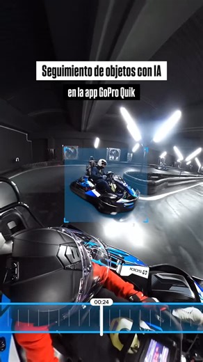 GoPro on Instagram: "Maneja rápido, edita aún más rápido 🚗💨 La app GoPro Quik hace que editar videos en 360° sea increíblemente fácil: aplica modos de reenfoque automático con un solo toque y deja que la magia ocurra. Consigue tu #GoProMAX en GoPro.mx 📹 @albe.pas #GoPro #GoProMX #GoKart #Racing"