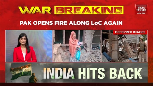 62K views · 470 reactions | #BreakingNews | Pak opens fire along LoC again; heavy shelling in URI #IndiaFightsTerroristan #India #OperationSindoor #Pakistan #IndiaPakWar #Super6 | Akshita | India Today | Facebook