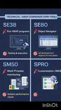 Technical SAP commands that help you to grow faster in 2026 #sap2026 #sapcommands