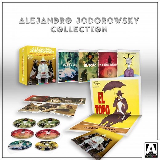 Follow the light and let us take you to a dimension you couldn't even comprehend! ALEJANDRO JODOROWSKY COLLECTION makes its way to 🇬🇧 Limited Edition Blu-ray August 24! | Arrow Video