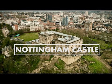 The Dramatic Medieval History of Nottingham Castle [4K Drone Documentary]