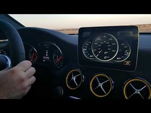 2018 AMG CLA45 0 to 60 with launch control
