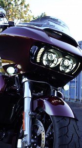 HOGWORKZ® Dual Visionz™ LED Headlight is ultra-bright, affordable & backed by a Lifetime Warranty! See & be seen! | HOGWORKZ