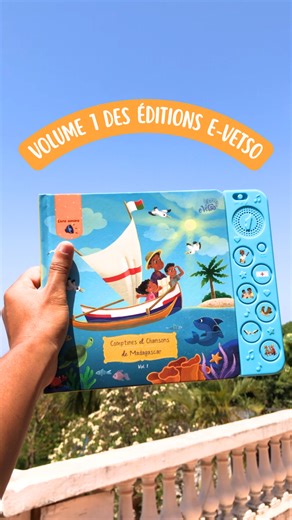 Découvrez le Volume 1 de la collection "Comptines et chansons de Madagascar" des Éditions e-Vetso. 📚🎶. #EditionseVetso #LivresSonores #LivresPourEnfants #CultureMalgache #Madagascar | Éditions e-Vetso