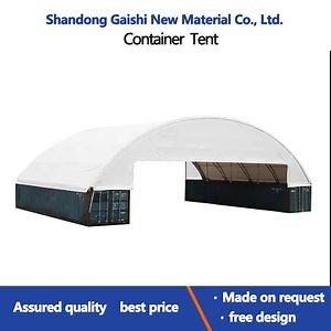 [Hot Item] Fireproof Waterproof PVC Steel Pipe Storage Warehouse Roof Tent Container Shelter