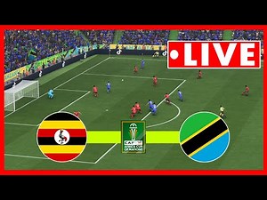 🔴 LIVE: Uganda vs Tanzania | AFCON 2025 | East African Derby! ⚽ Full Match Simulation