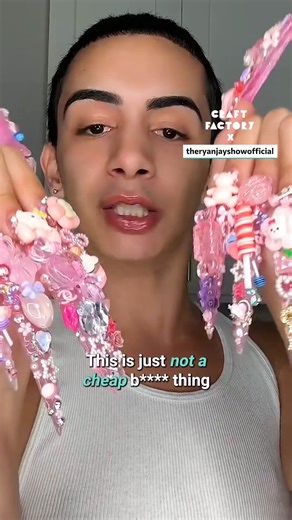 I love my $1,000 junk nails, they're worth every penny! 💅💖 | Craft Factory