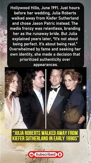 Julia Roberts – “The Runaway Bride Moment”