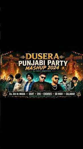 🔥 Dussehra Punjabi Party Mashup 2026 | GOAT, 295, Excuses, So High | Nonstop Punjabi Mix
