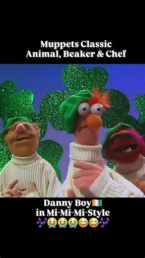 Hans Koehle on Instagram: "A heartwarming and side-splitting version of the legendary Irish ballad. Simply glorious sung by Animal, Beaker and Chef.🎶😭😭🇮🇪🎶😂😂😂🎶 #muppets #muppetshow #song #comedy #humor #funny #classic"