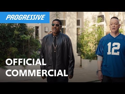 Progressive who is the actor in Replay | Watch Party Ad