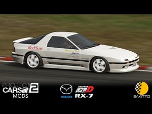 Project CARS 2 MODs - Mazda RX-7 Turbo Initial D (download)