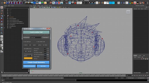 Crack Tool - Wormhole Plug-In Tutorial / Maya (English)