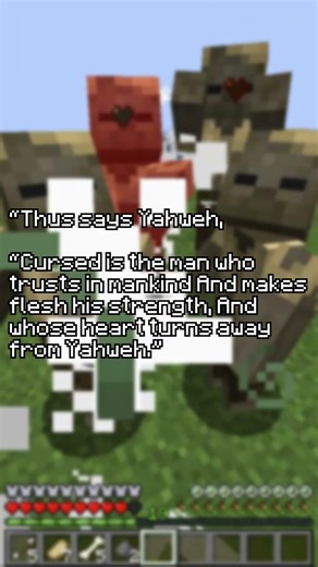 Don't Believe in Man #jesus #bible #minecraft