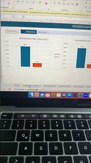 Control de inventarios en Excel