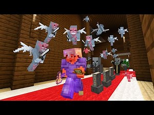 ありえない量のモンスターに襲われてまじピンチ！？PART23【マイクラ】