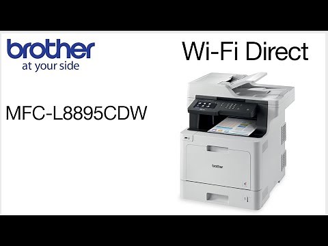 Set up MFCL8895CDW with Wi-Fi Direct
