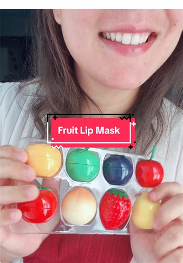 Makes my lips smooth and moisturizes them! #fruitlipmask #lipbalm #chapstick