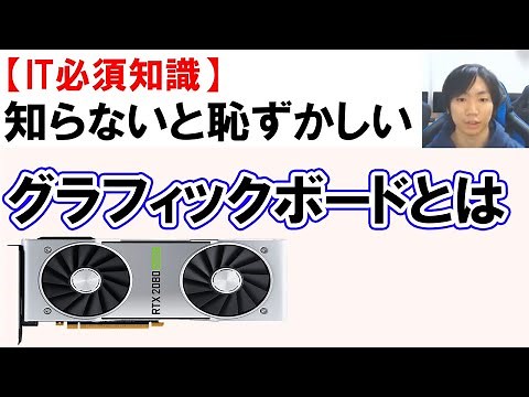 [Explanation] About video cards (graphics boards)