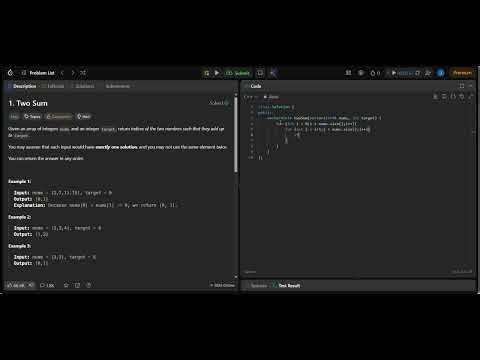 Two Sum | LeetCode | C++ | Dt: 16-01-2026 | Coding Mind