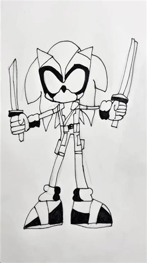 Deadpool Sonic Coloring Challenge | Fun Superhero Drawing for Kids | Easy & Colorful Shorts