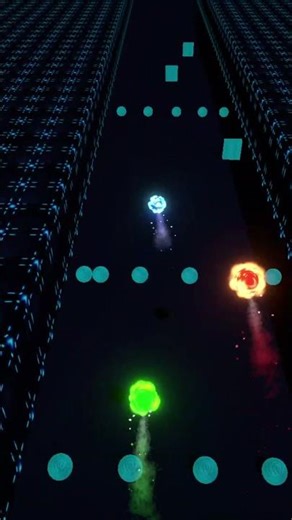 Colored Ball Sprint Race #1 ⚡ | Marble Race | Chromatic Rivals