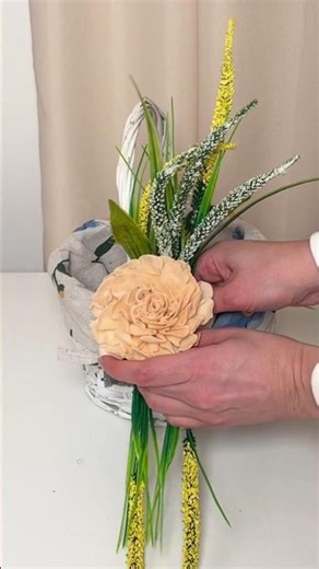 Jak łatwo ozdobić koszyczek wielkanocny/Dekoracja koszyka bez klejenia #shorts#easter