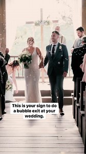 This is your sign to do a bubble exit at your wedding. | Aurora Adeleigh