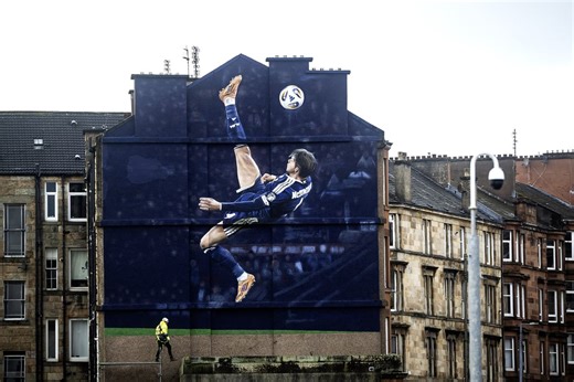 Scott McTominay mural completed near Hampden