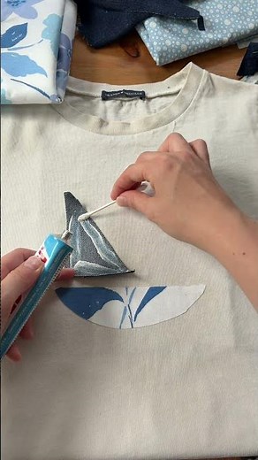 DIY Sailboat Patchwork Tee ⛵