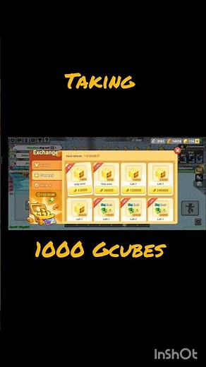 Getting 1000 Gcubes in blockman go. #blockmango
