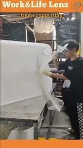 A factory manufactures IBC totes, used for storing and transporting bulk liquids and chemicals.