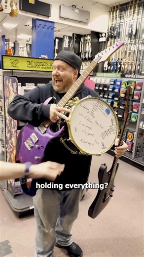 Rob Scallon on Instagram: "Felt great to personally hand the First of October gear from @guitarcenter we used for the last album to the winner @uncoatedtitan !"