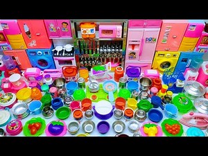 7 Minutes Satisfying with Unboxing Dora Explorer Kitchen Set | ASMR Hello Kitty Sanrio Kitchen Set
