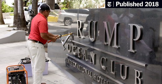 Panama Hotel Owner Declares Victory and Trump’s Name Is Removed
