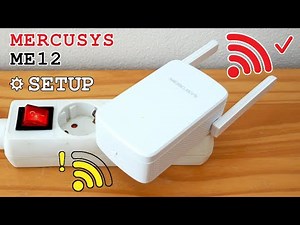 Mercusys ME12 Wi-Fi Extender • Unboxing, installation, configuration and test